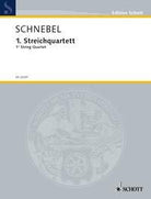 Schnebel - 1st String Quartet in Space Sc/pts