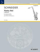 Schneider - Panta Rhei 4 Mantras for Sax Quartet Sc/pts