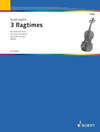 Joplin - 3 Ragtimes for Viola/piano Arr Birtel