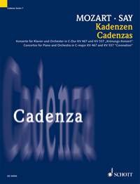Say - Cadenzas 8 Piano Concertos C Major K467 D Major K537