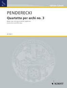 Penderecki - String Quartet No 3 Sc/pts