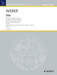Trio G Minor Op 63 Wev P14 Fl/vc/pno
