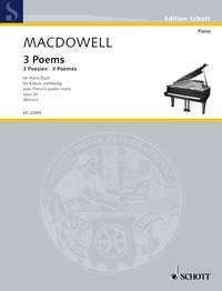 Macdowell - 3 Poems Op 20 for Piano Duet