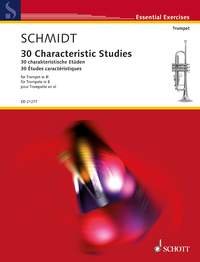 Schmidt - 30 Characteristic Studies for Trumpet
