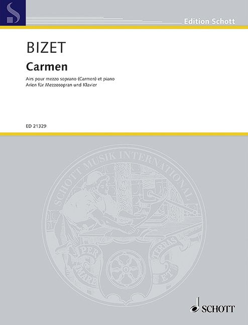 Bizet - Carmen Airas for Mezzo Soprano (carmen) and Piano
