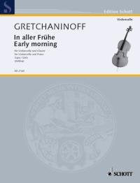 Gretchaninov - Early Morning Op 126b Cello/piano