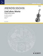 Mendelssohn - Song Without Words Op 30/3 for Violin/piano