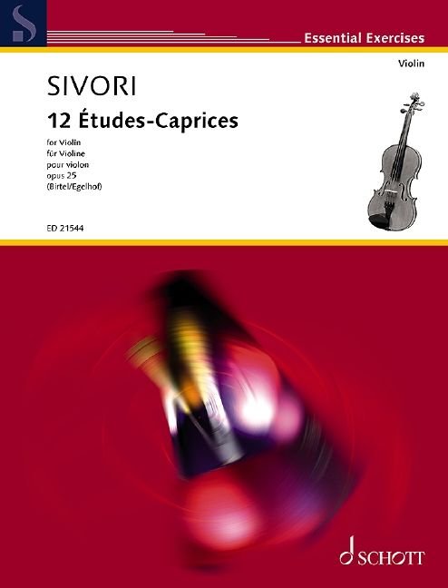 Sivori - 12 Etudes Caprices Op 25 for Violin