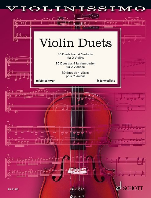 Violin Duets Violinissimo 30 Duets From 4 Centuries