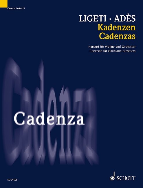 Cadenzas to Ligeti Concerto for Violin