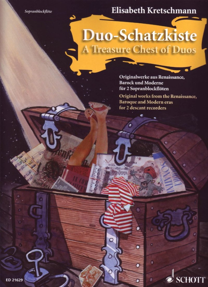 A Treasure Chest of Duos for Descant Recorder Duet