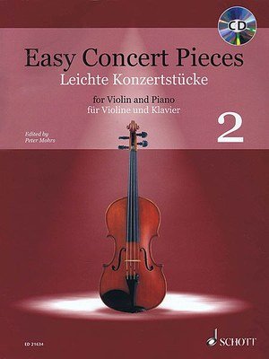 Easy Concert Pieces Violin and Piano V2 Bk/cd