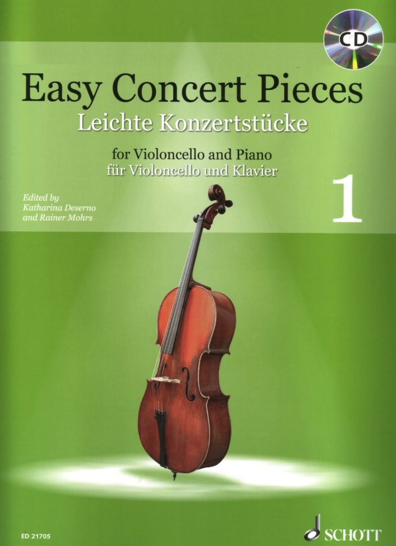 Various - Easy Concert Pieces Vol 1 for Cello/piano