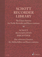 Schott Recorder Library Treble & Basso Continuo