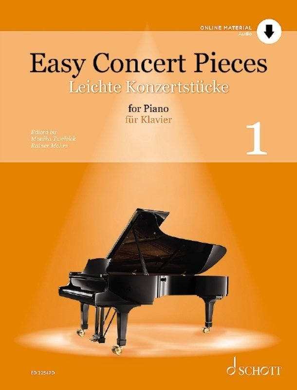 Easy Concert Pieces for Piano Vol 1 Bk/ola