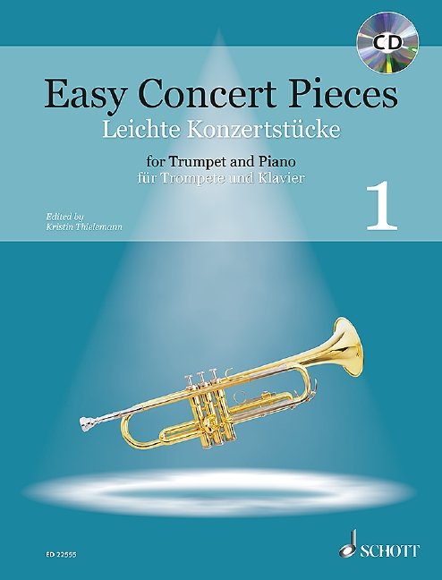 Easy Concert Pieces Bk 1 Trumpet/piano Bk/cd