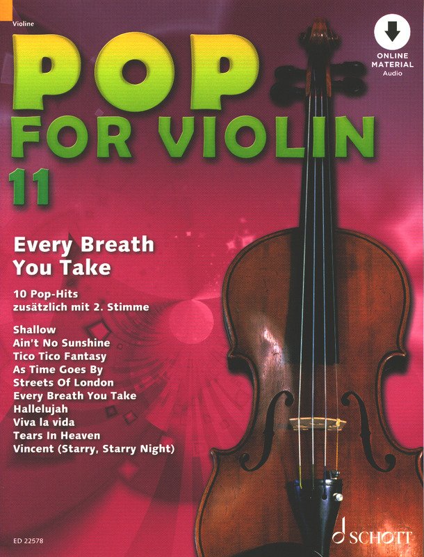 Pop for Violin Vol 11 Every Breath You Take Bk/ola