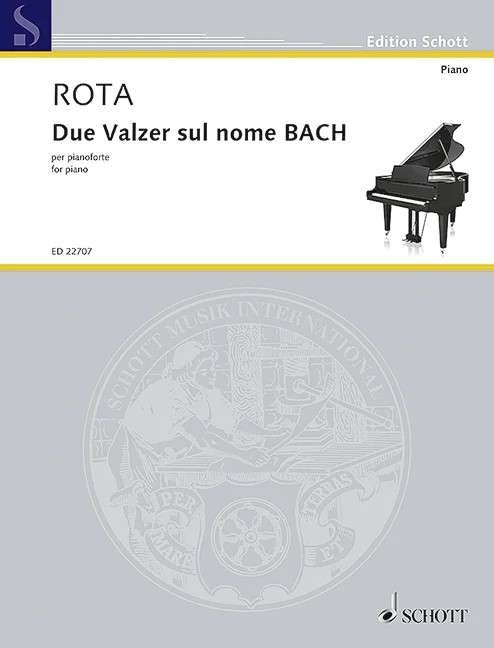 Rota - Due Valzer Sul Nome Bach for Piano
