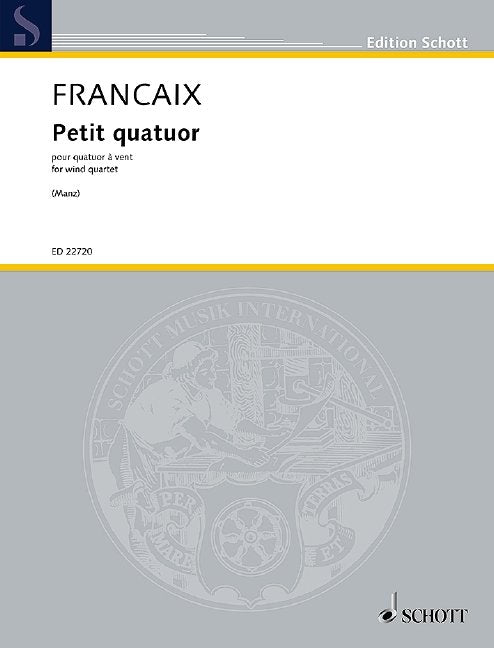 Francaix - Petit Quatour for Wind Quartet