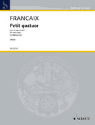 Francaix - Petit Quatour Wind Octet Sc/pts