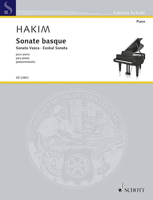 Hakim - Sonate Basque for Piano