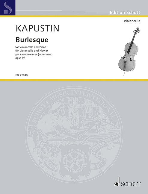 Kapustin - Burlesque Op 97 for Cello and Piano