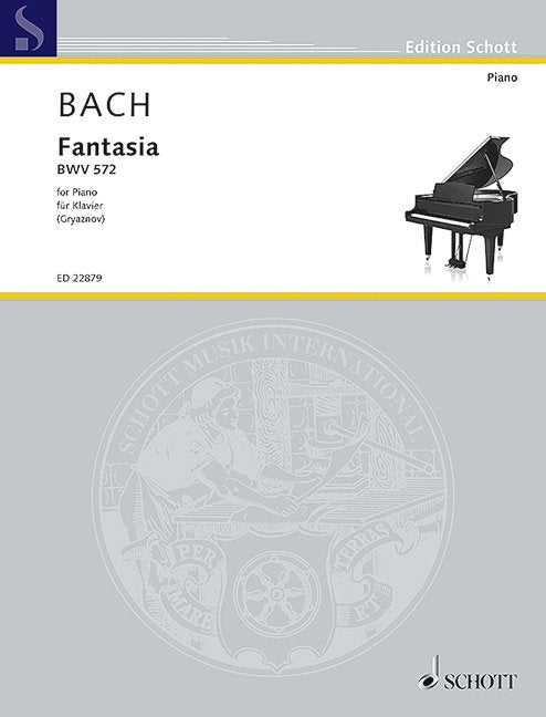 Bach - Fantasia Bwv 572 for Piano