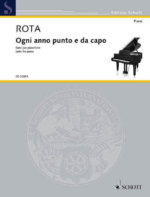 Roti - Ogni Anno Punto E Da Capo for Piano