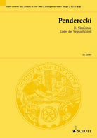 Penderecki - 8th Symphony Study Score