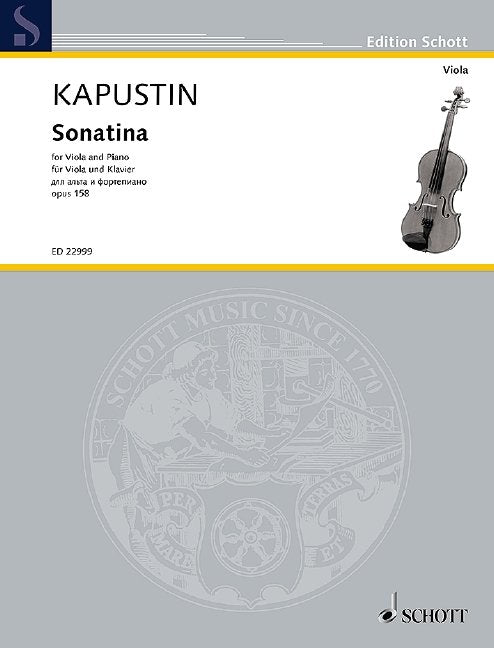 Kapustin - Sonatina Op 158 for Viola and Piano