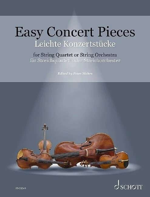 Easy Concert Pieces String Quartet/string Orch Sc/pts