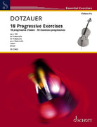 Dotzauer - 18 Progressive Exercises Op 120 Cello