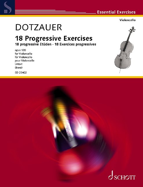 Dotzauer - 18 Progressive Exercises Op 120 Cello