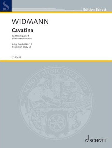 Widmann - Cavatina String Quartet No 10 (beethoven-Study V)