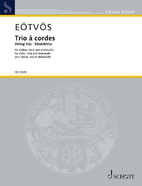Eotvos - String Trio Sc/pts