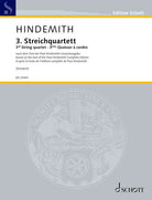Hindemith - String Quartet No 3 Op 16 Sc/pts