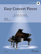 Easy Concert Pieces for Piano Duet Bk/ola