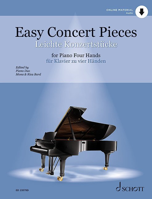 Easy Concert Pieces for Piano Duet Bk/ola