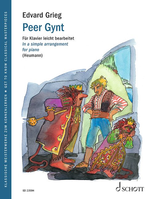 Grieg - Peer Gynt Op 46 & 55 Easy Piano Arr Heumann