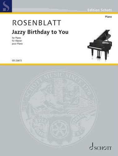 Rosenblatt - Jazzy Birthday to You for Piano