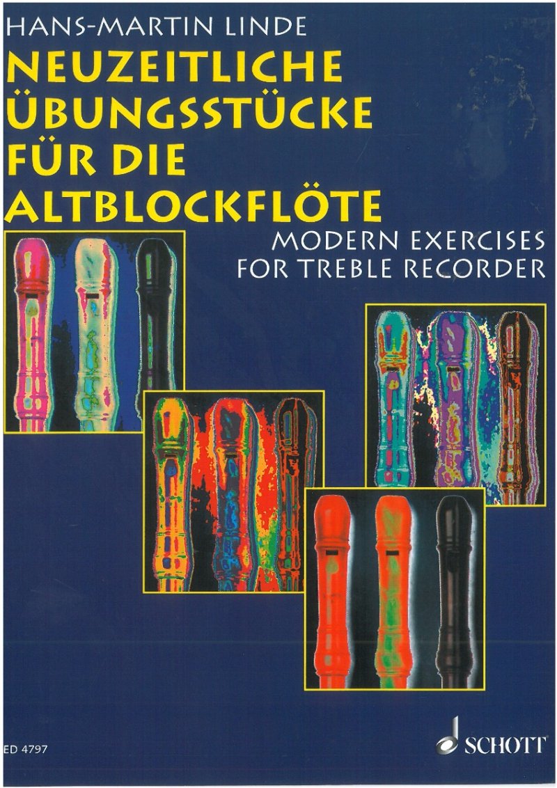 Linde - Modern Exercises Treble Recorder
