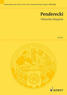 Penderecki - Polish Requiem Study Score