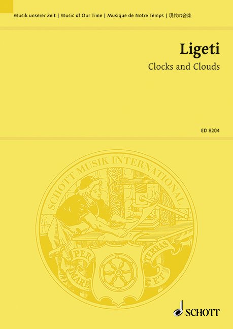 Ligeti - Clocks and Clouds  Study Score