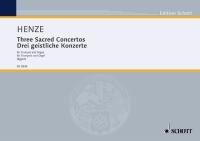 Henze - 3 Sacred Concertos for Trumpet/organ