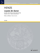 Henze - Lecons De Danse Piano/harp/percussion Sc/pts