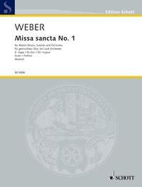 Weber - Missa Sancta No 1 E Flat Major Score