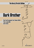 Partch - Dark Brother Voice/ensemble Study Score