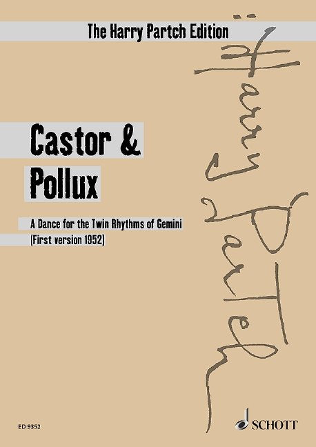 Partch - Castor & Pollux Study Score