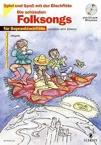 The Most Beautiful Folk Songs 1-2 Descant Recorders Bk/cd