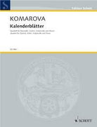 Komarova - Calendar Sheets for Clarinet/violin/cello/piano